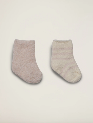 CozyChic 2 Pair Infant Socks - Pink