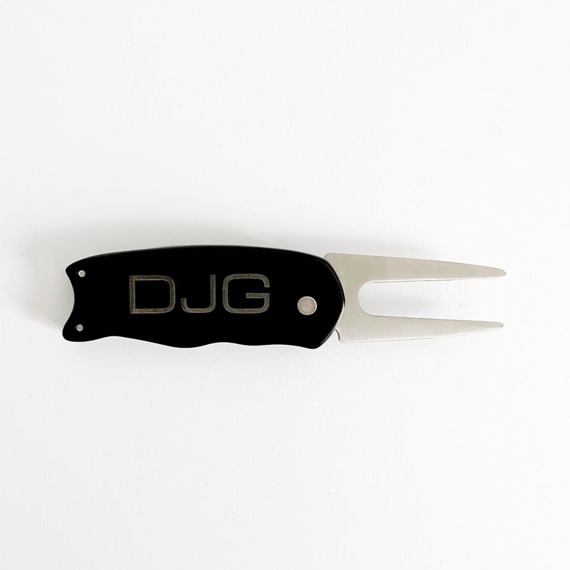 Personalized Divot Tool - Black