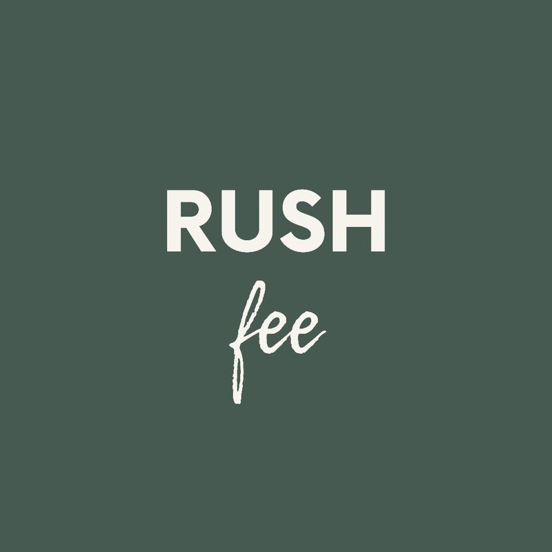 Personalized Rush Fee