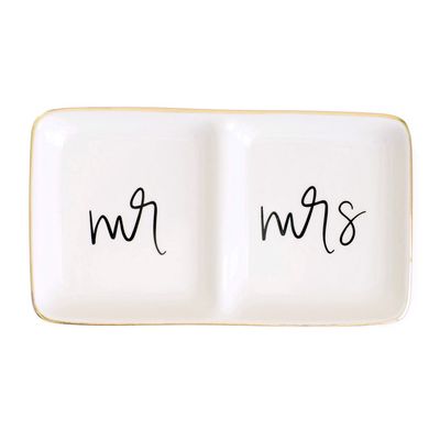 Mr &amp; Mrs Jewelry Dish