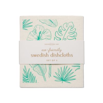 Botanical Swedish Dish Cloth Set