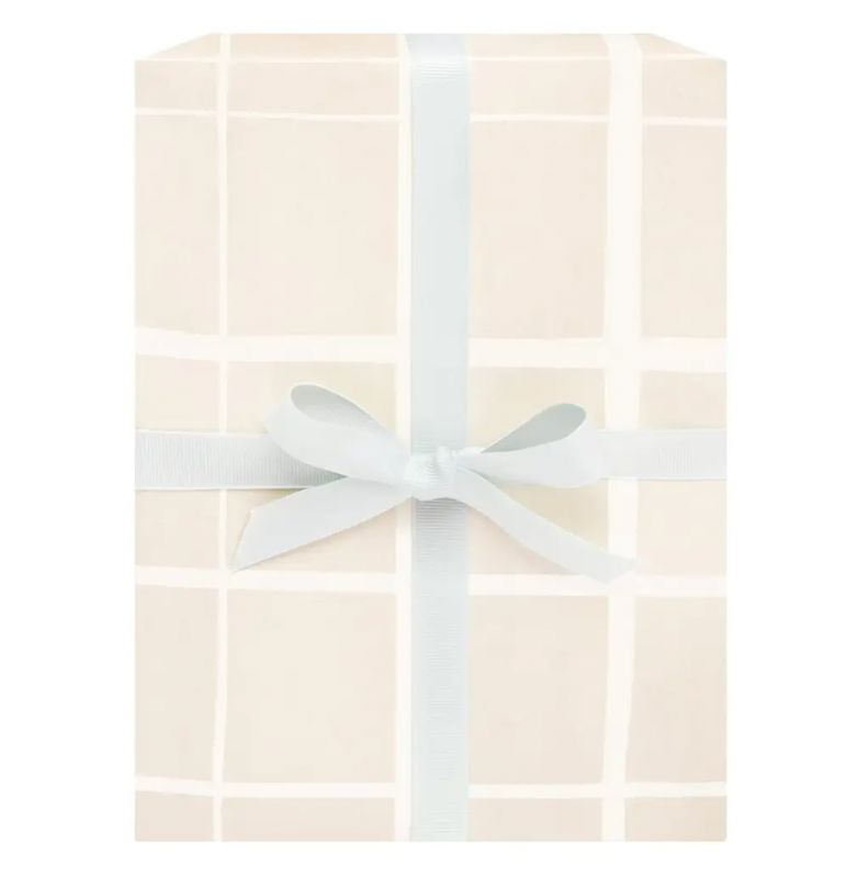 Honey Grid Gift Wrap -  Roll