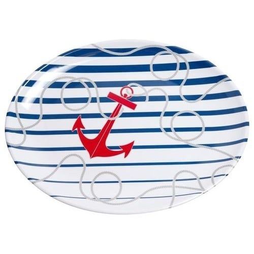 16&quot; Dockside Melamine Oval Platter
