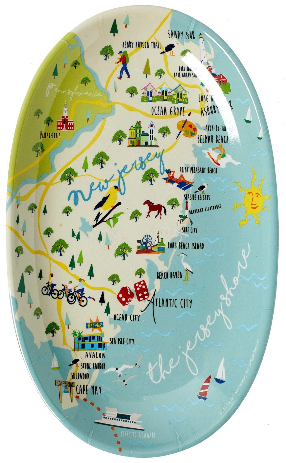 Jersey Shore 8.5&quot; Tidbit Tray