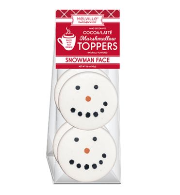 Smiling Snowman Marshmallow Toppers (S/4)