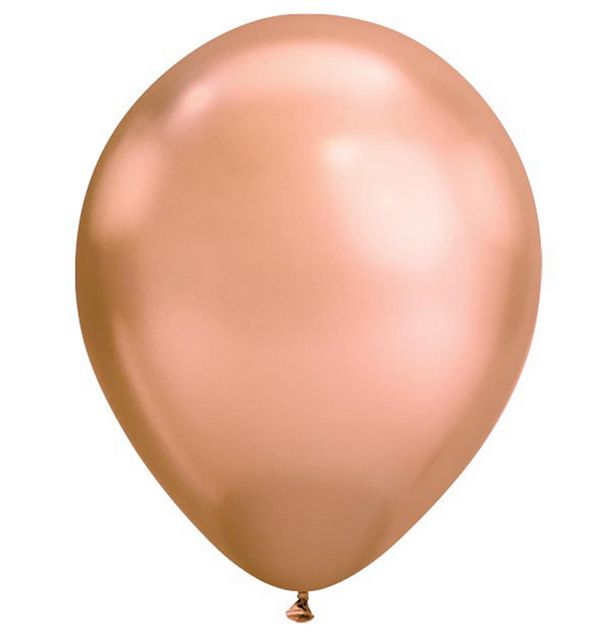 Latex Balloon - Chrome Rose Gold 11&quot;