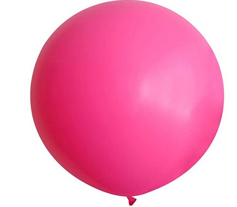 Latex Balloon - Giant Round Pink 36&quot;