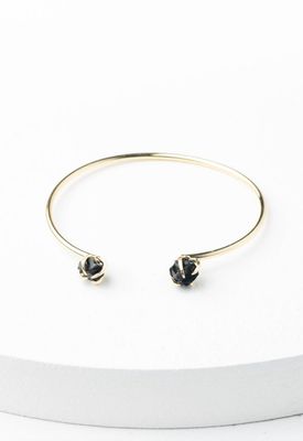 SALE Shine Two-Stone Cuff in Midnight