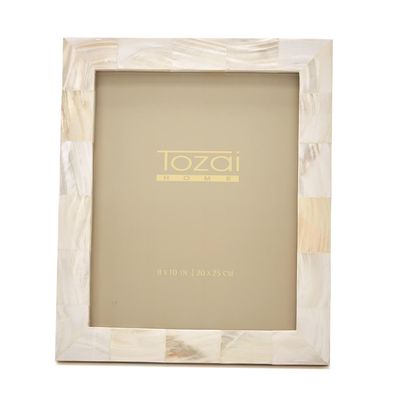 Pearly White 8x10 Mother of Pearl Frame