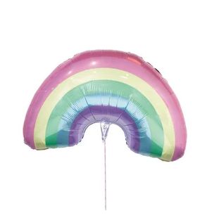 Mylar Balloon - Pastel Rainbow 31&quot;