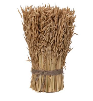11.5"H Dried Natural Harvest Grass Standing Bundle