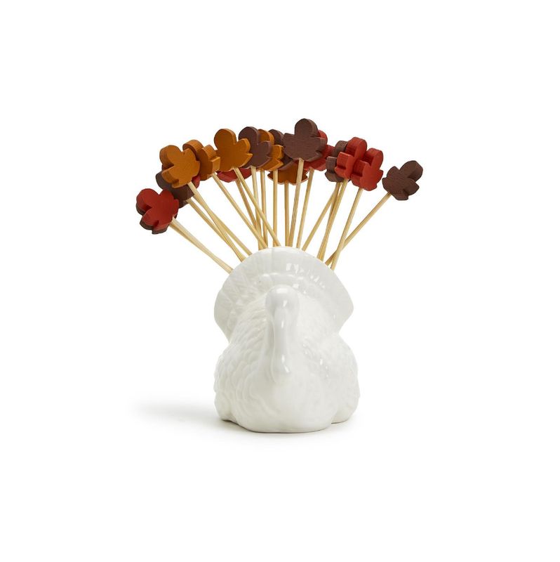 Turkey Pick Holder w/ 20 Leaf Picks