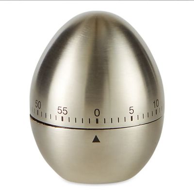 Brushed Chrome Egg Kitchen Timer