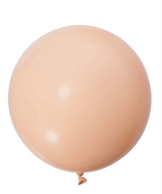 Latex Balloon - Giant Round Blush 36&quot;