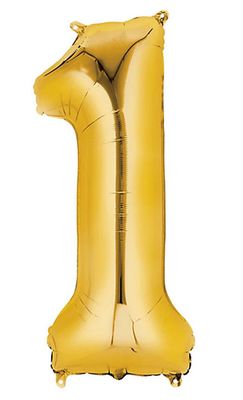 Gold Mylar Balloon 40&quot; - One