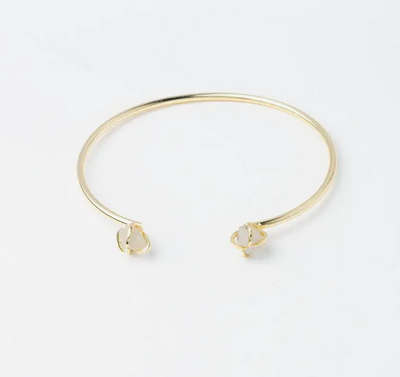 SALE Shine Two-Stone Cuff in Dusk