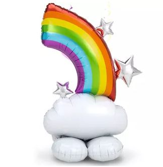 Airfilled Balloon - Airloonz Half Rainbow 52&quot;