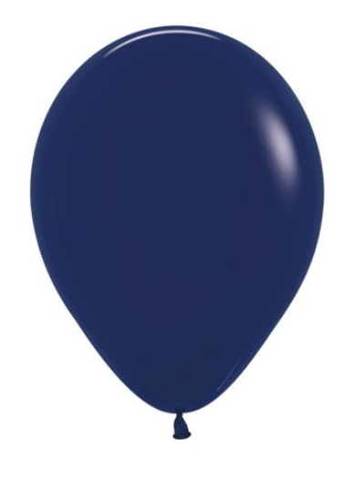 Latex Balloon - Navy 11&quot;