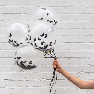 Bat Halloween Balloons - 5 Pack