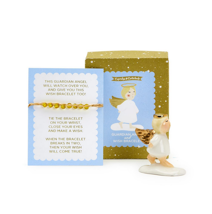 My Little Guardian Angel Token Charm w/ Wish Bracelet
