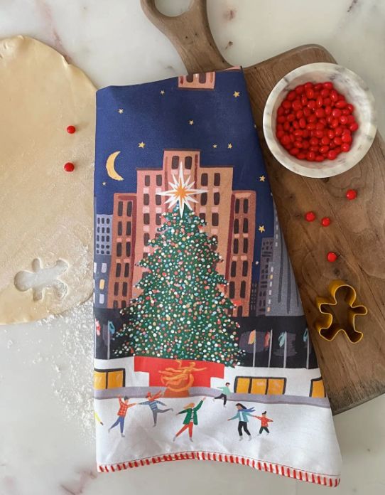 Rockefeller Tree Tea Towel