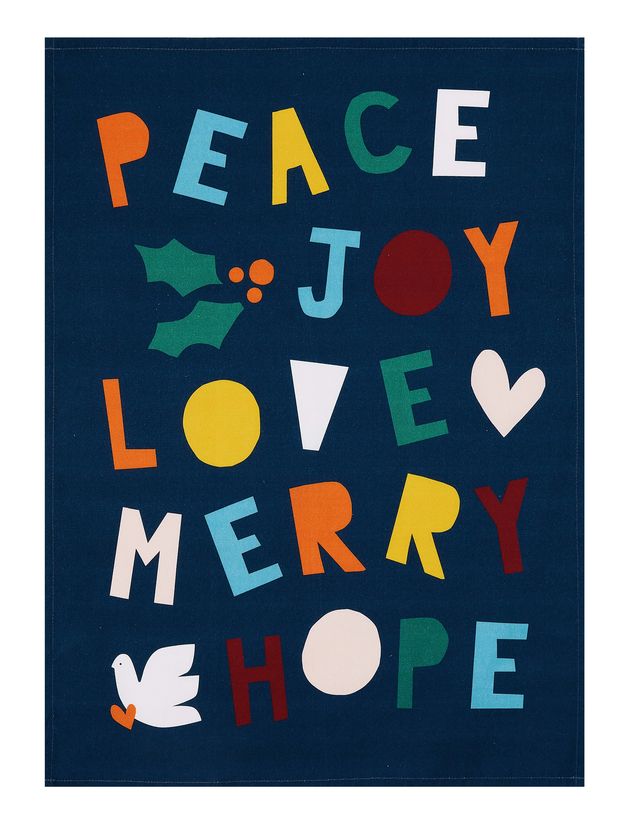 Peace Joy Merry Kitchen Towel