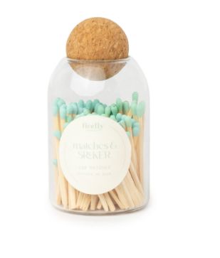 Cirque Safety Matches w/ Cork Ball Lid - Blue Tip