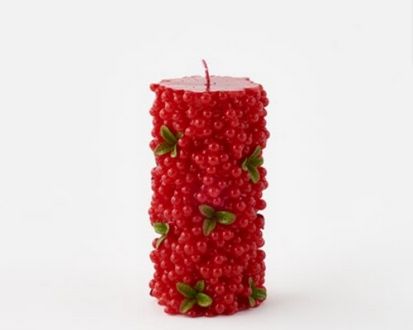 Berry Pillar Candle 5.5&quot;