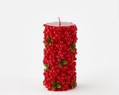 Berry Pillar Candle 5.5&quot;