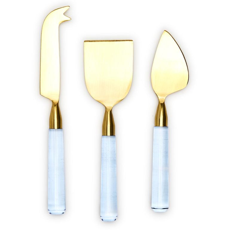 Blue Skies Set of 3 Cheese Knives in Gift Box