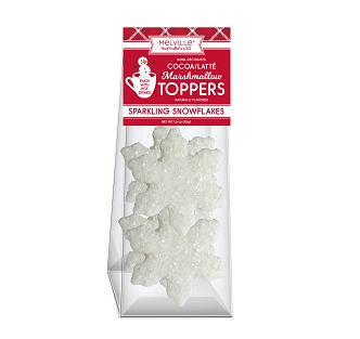Crystal Snowflake Marshmallow Toppers - 4 Pack