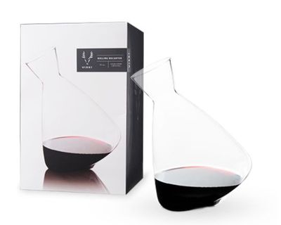 Rolling Crystal Wine Decanter