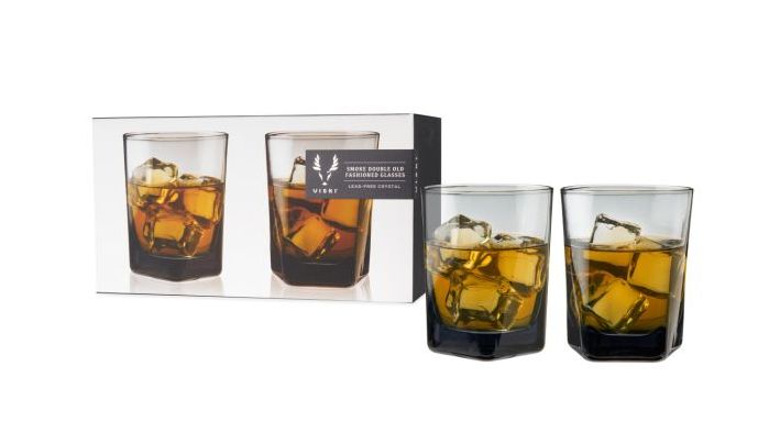 Smoke Double Old Fashioned Glasses