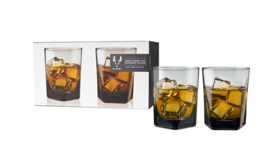 Smoke Double Old Fashioned Glasses