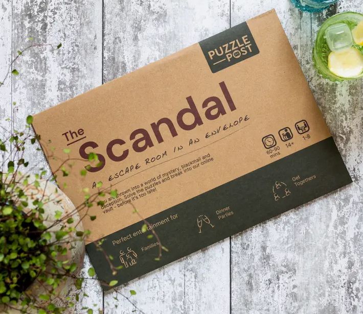 Escape Room in An Envelope: Dinner Party Board Game