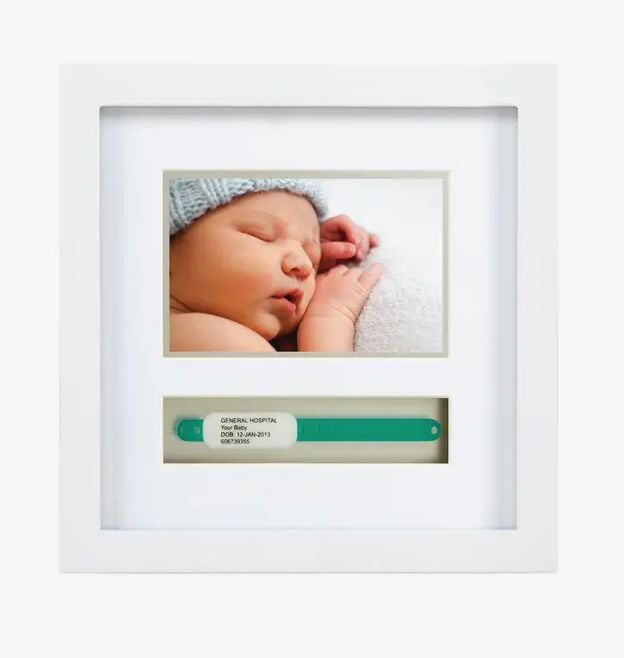 Baby Hospital ID Bracelet Picture Frame