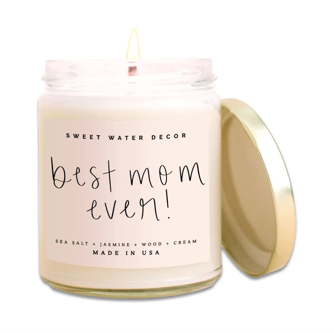 Best Mom Ever! Soy Candle - Clear Jar - 9 oz