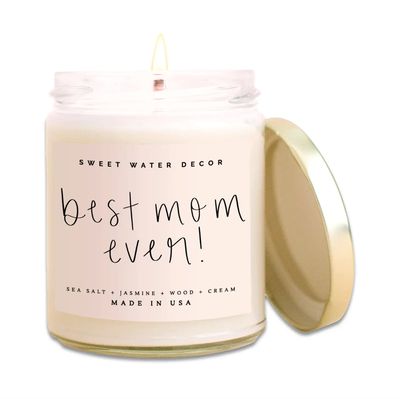 Best Mom Ever! Soy Candle - Clear Jar - 9 oz