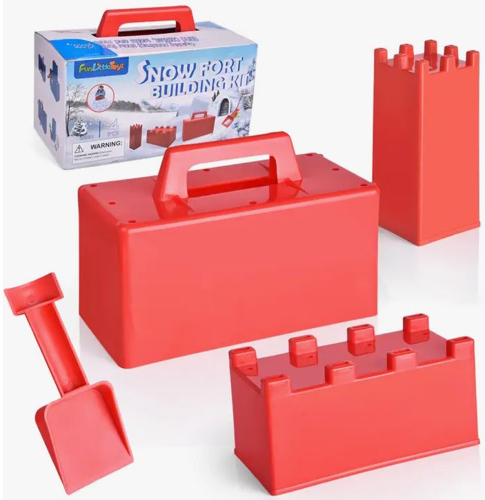 4 Pcs Snow Fort Building Blocks Winter Summer Outdoor Toys