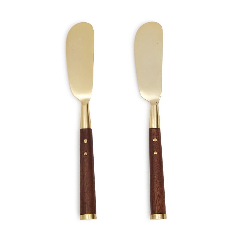 Acacia Wood Set of 2 Servers