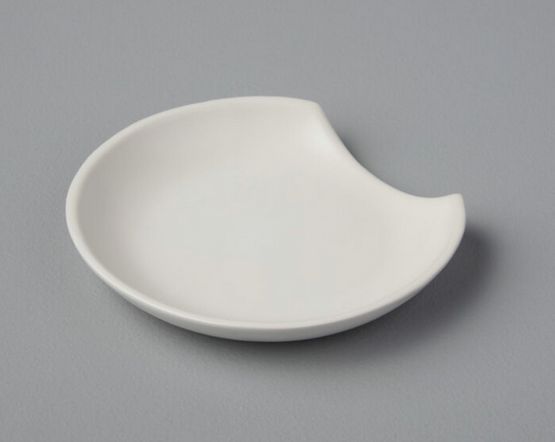Brampton Stoneware Spoon Rest, White