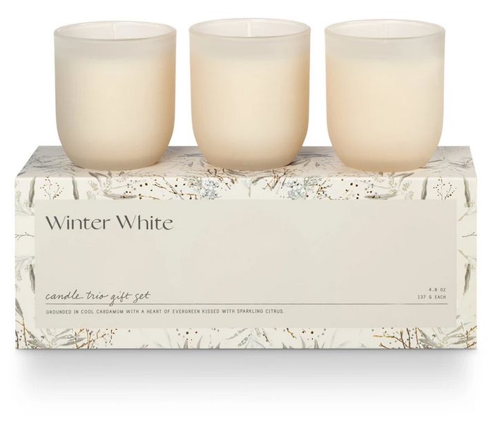 Winter White Candle Trio Gift Set