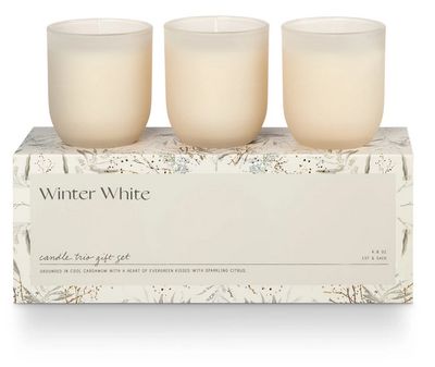 Winter White Candle Trio Gift Set