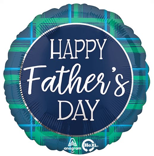 Happy Father&#39;s Day Checks Balloon 18&quot;