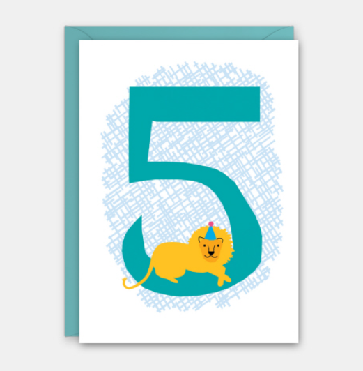 5th Birthday - Birthday Card