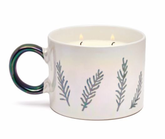 Cypress &amp; Fir 8oz Ceramic Mug w/ Handle -White