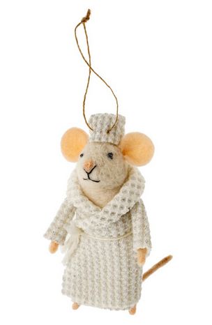 Spa Day Stella Mouse Ornament