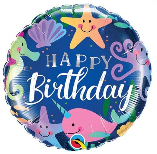 Birthday Fun Under The Sea Balloon 18&quot;