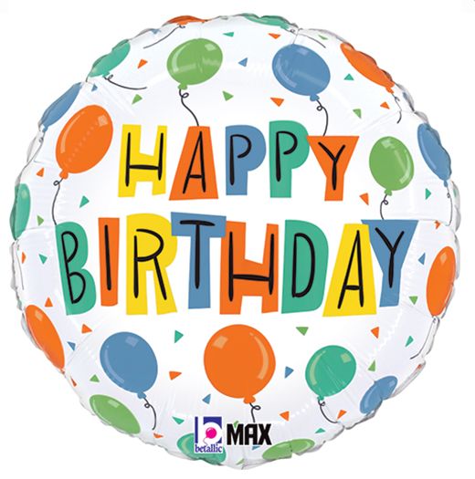 Birthday Party Balloons Balloon  18&quot;