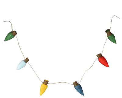 Felt String of Lights Garland